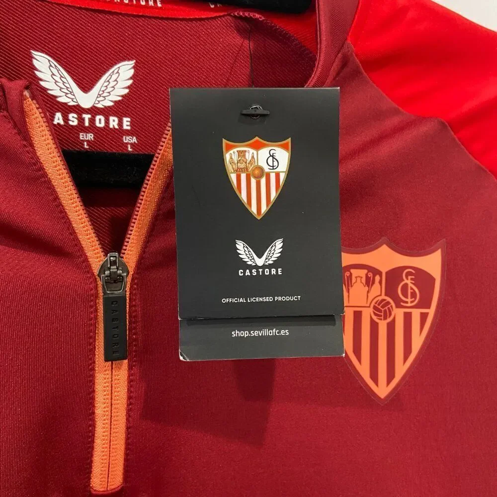 NWT - Castore Sevilla FC Quarterzip‎